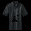Heavyweight Cotton Pique Polo with Pocket Thumbnail