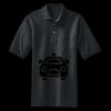 Heavyweight Cotton Pique Polo with Pocket Thumbnail
