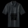 Heavyweight Cotton Pique Polo with Pocket Thumbnail