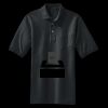 Heavyweight Cotton Pique Polo with Pocket Thumbnail