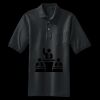 Heavyweight Cotton Pique Polo with Pocket Thumbnail