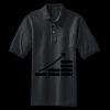 Heavyweight Cotton Pique Polo with Pocket Thumbnail