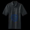 Heavyweight Cotton Pique Polo with Pocket Thumbnail