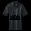 Heavyweight Cotton Pique Polo with Pocket Thumbnail