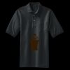 Heavyweight Cotton Pique Polo with Pocket Thumbnail