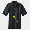 Heavyweight Cotton Pique Polo with Pocket Thumbnail