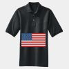Heavyweight Cotton Pique Polo with Pocket Thumbnail