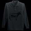 Long Sleeve Silk Touch Polo with Pocket Thumbnail