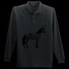 Long Sleeve Silk Touch Polo with Pocket Thumbnail