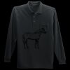 Long Sleeve Silk Touch Polo with Pocket Thumbnail