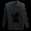 Long Sleeve Silk Touch Polo with Pocket Miniatura