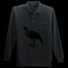 Long Sleeve Silk Touch Polo with Pocket Thumbnail