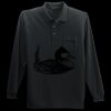 Long Sleeve Silk Touch Polo with Pocket Thumbnail