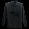 Long Sleeve Silk Touch Polo with Pocket Miniatura