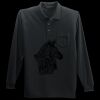 Long Sleeve Silk Touch Polo with Pocket Miniatura