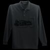 Long Sleeve Silk Touch Polo with Pocket Thumbnail