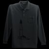 Long Sleeve Silk Touch Polo with Pocket Thumbnail