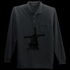 Long Sleeve Silk Touch Polo with Pocket Thumbnail