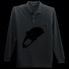 Long Sleeve Silk Touch Polo with Pocket Thumbnail