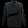 Long Sleeve Silk Touch Polo with Pocket Miniatura
