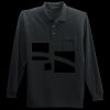Long Sleeve Silk Touch Polo with Pocket Thumbnail