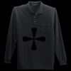 Long Sleeve Silk Touch Polo with Pocket Thumbnail