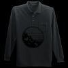Long Sleeve Silk Touch Polo with Pocket Miniatura