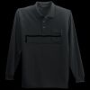 Long Sleeve Silk Touch Polo with Pocket Miniatura