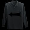 Long Sleeve Silk Touch Polo with Pocket Miniatura