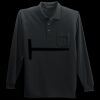 Long Sleeve Silk Touch Polo with Pocket Thumbnail