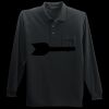 Long Sleeve Silk Touch Polo with Pocket Thumbnail