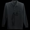 Long Sleeve Silk Touch Polo with Pocket Thumbnail