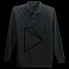 Long Sleeve Silk Touch Polo with Pocket Thumbnail
