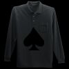 Long Sleeve Silk Touch Polo with Pocket Thumbnail