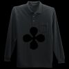 Long Sleeve Silk Touch Polo with Pocket Thumbnail