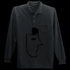 Long Sleeve Silk Touch Polo with Pocket Thumbnail