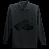 Long Sleeve Silk Touch Polo with Pocket Miniatura