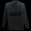 Long Sleeve Silk Touch Polo with Pocket Miniatura