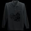 Long Sleeve Silk Touch Polo with Pocket Thumbnail