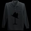 Long Sleeve Silk Touch Polo with Pocket Miniatura