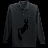 Long Sleeve Silk Touch Polo with Pocket Miniatura