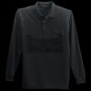 Long Sleeve Silk Touch Polo with Pocket Thumbnail