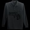 Long Sleeve Silk Touch Polo with Pocket Thumbnail