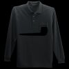 Long Sleeve Silk Touch Polo with Pocket Thumbnail
