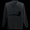 Long Sleeve Silk Touch Polo with Pocket Thumbnail