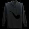 Long Sleeve Silk Touch Polo with Pocket Thumbnail