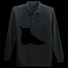 Long Sleeve Silk Touch Polo with Pocket Thumbnail