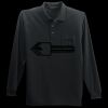 Long Sleeve Silk Touch Polo with Pocket Thumbnail