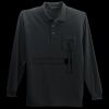Long Sleeve Silk Touch Polo with Pocket Miniatura