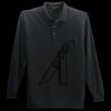 Long Sleeve Silk Touch Polo with Pocket Thumbnail